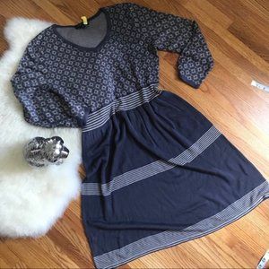 Spense Patterned Sweater Dress